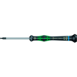 Tournevis tournevis six pans femelle avec tête sphérique 2,5mm wera