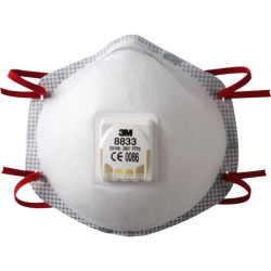 Masque ffp3 r d avec soupape cool flow - boite de 10