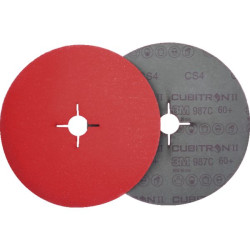 Disque fibre cubitron ii 3m 987c 125 x 22 enc p60