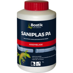 Colle saniplas pa boite de 1 litre colle pour canalisation pvc