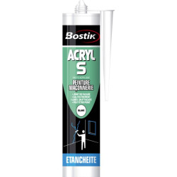 Mastic acrylique s blanc cartouche 310ml