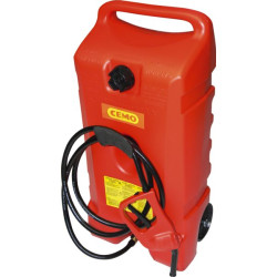 Caddy carburant mobile pour essence/gas oil - 53 l debit 7,5 l/mn 90091