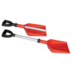 Pelle retractable polyethylene manche alu poignee ergonomique