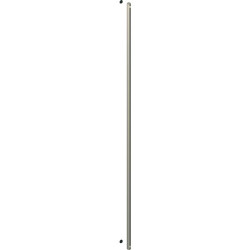 Tringle pour cremone pompier 11,7 x 11,7 mm - 2x1250mm - alu gris