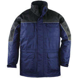 Parka ripstop 100 % polyester marine noir end.pvc taille m