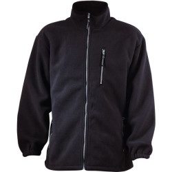 Veste angara micropolaire 450 grs noir taille l
