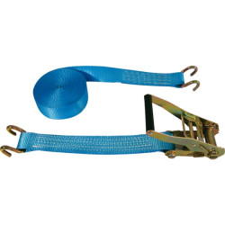 Sangle arrimage 2 parties 100% polyest 9 m bleu 4 t