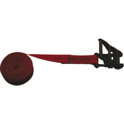 Sangle d arrimage 1 parie 100% polyester orange 9 m 5 tonnes 50 mm