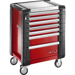 Servante jetm3 7 tiroirs rouge