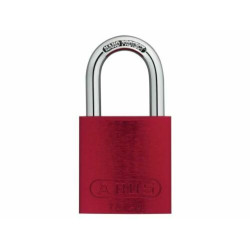 Cadenas 72 alu 40mm rouge corps en alu rouge. anse acier