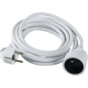 Prolong. 10m 3g1.5 pvc blanc