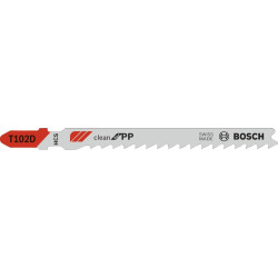 Lame de scie sauteuse t 102 d pack de 5 bosch