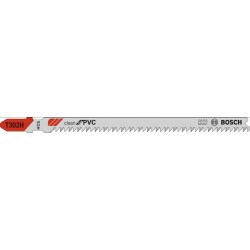 Lame de scie sauteuse t 302 h pack de 5 bosch