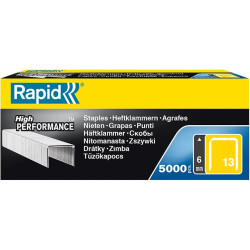Agrafes 13/06 pack de 500 0 pièces rapid