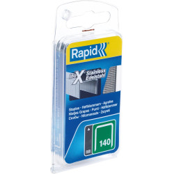 Agrafes inox 140/10 pack de 648 pieces rapid