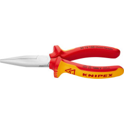 Pince a becs longs forme 1 plate vde 160mm knipex