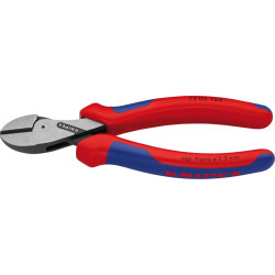 Pince coupante diagonale compacte polie avec branches en plastique 160mm knipex