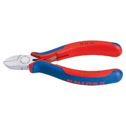 Pince coupante diagonale électromécanique polie forme 2 125mm knipex