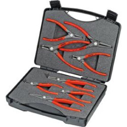 Jeu de pinces a circlips precision 8 pieces knipex