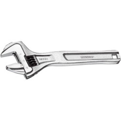 Cle plate simple reglable nickelee avec surface de frappe 153mm gedore