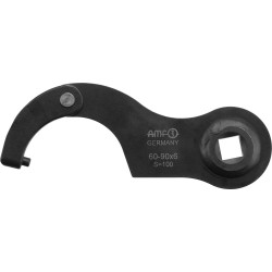 Clé à ergot articulée avec tenon 35-60mm pour clédynamométrique 1/2 amf
