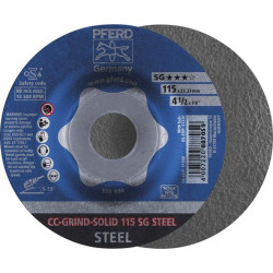 Meule cc-grind solid sg steel 115mm pferd