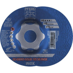 Meule cc-grind solid sg inox 115mm pferd
