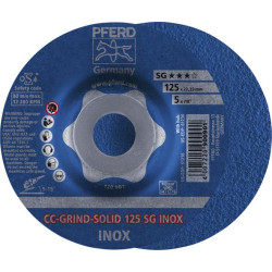 Meule cc-grind solid inox 125mm pferd
