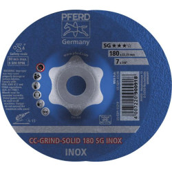 Meule cc-grind solid inox 180mm pferd