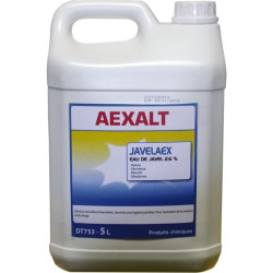 Javel degraissant puissant riche en chlore javelex 2,6 % - bidon 5 l