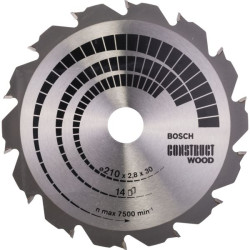 Lame de scie circulaire construct wood