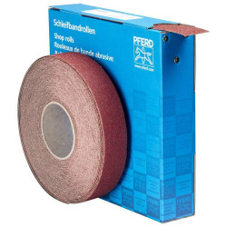 Rouleau bande abrasive 38mmx25m gr.80