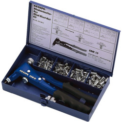 Pince a main pour ecrou acier a sertir coffret gbm10 150ecrou ac 7532003