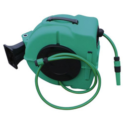 Enrouleur automatique arrosage tuyau 20 m diam. 12,5 mm - piv. 180°