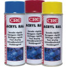 Peinture acrylique de finition 520ml antirouille rouge feu ral 3000