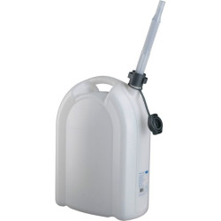 Jerrycan plastique alimentaire translucide - 20 l