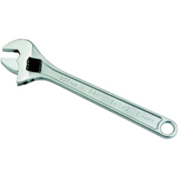 Cle a molette 12 finition chromee satinée