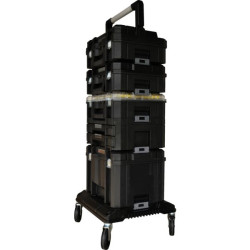 Plateau de transport tstak carrier module a roulettes 48 x 43 x 18 cm