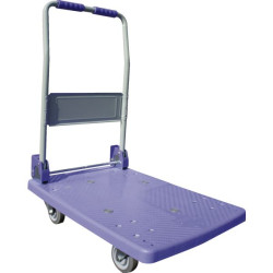 Chariot de manutention en plastique cap. 300 kgs - 900 x 600x 860 mm