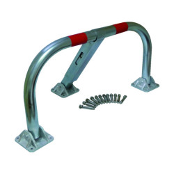 Barriere de parking tube acier diam. 60 mm verrouillage automatique