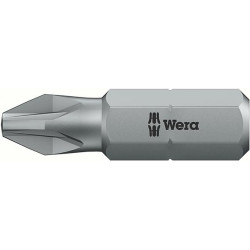Embout tenace 1/4 din312 6c6,3 pz2x25mm wera