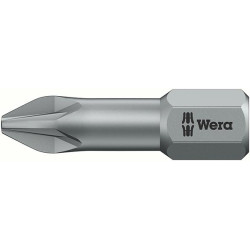 Embout torsion 1/4 din3126c6,3 pz2x25mm wera