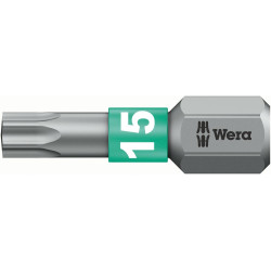 Embout bitorsion 1/4 din3126c6,3 t15x25mm wera