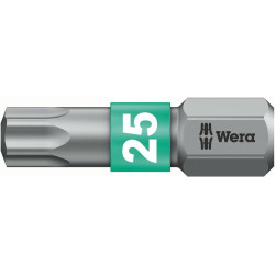 Embout bitorsion 1/4 din3126c6,3 t25x25mm wera