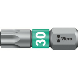 Embout bitorsion 1/4 din3126c6,3 t30x25mm wera