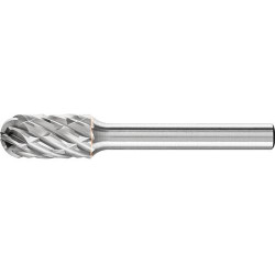 Fraise sur tige carbure forme cyl. bout arrondi 1020 steel 6mm 10x20mm pferd