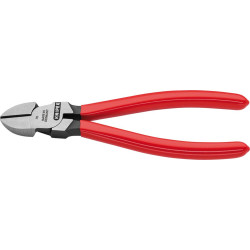 Pince coupante diagonale polie avec branches en plastique 110mm knipex