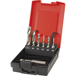 Jeu d'outils embouts combinés hss m3-10 format