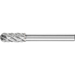 Fraise sur tige carbure forme cyl. bout arrondi 0820 steel 6mm 8x20mm pferd