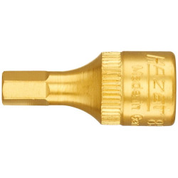 Embout de vissage 1/4 six pans femelle 4x28mm hazet
